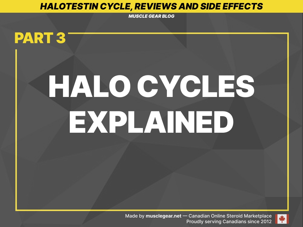 Halotestin cycles explained